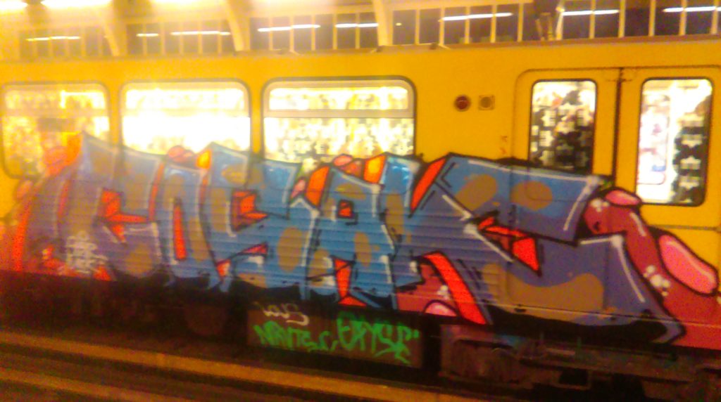 COSAK-Graffiti on the Berlin Subway