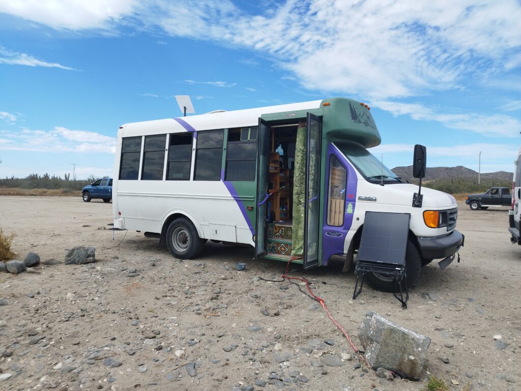 RV in Baja, powered by alternative energies